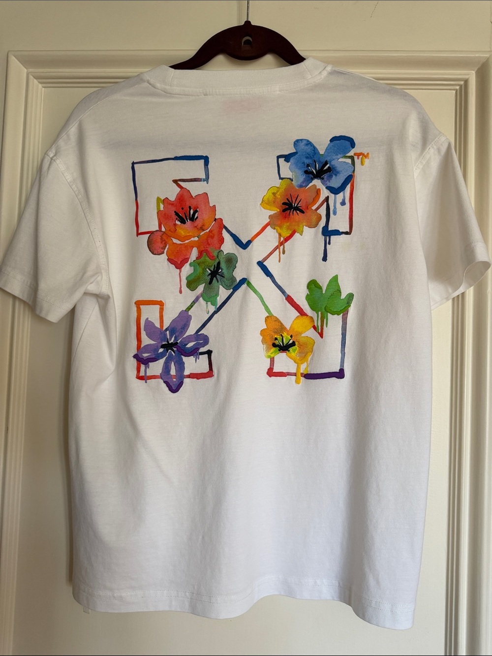 BRAND NEW Off-White White Minimal Logo Crew T-Shirt - Picture 2 of 6